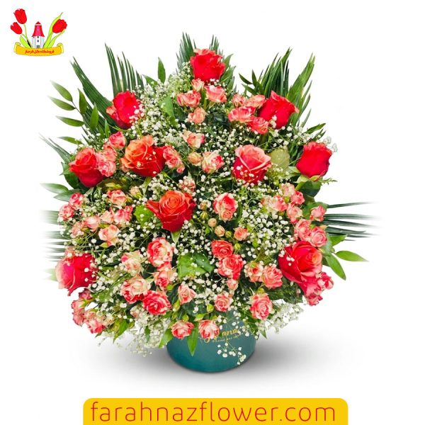 باکس گل سفارشی رز مینیاتو کد A010 | گل فرحناز