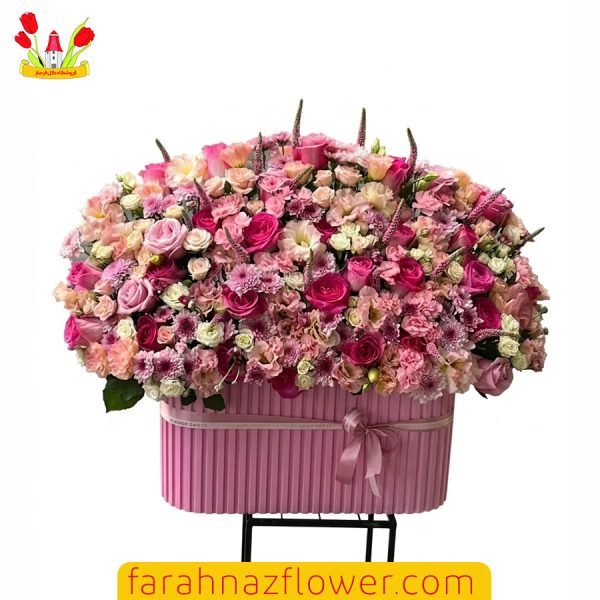 سبد گل خواستگاری و افتتاحیه کد K005 گل فرحناز